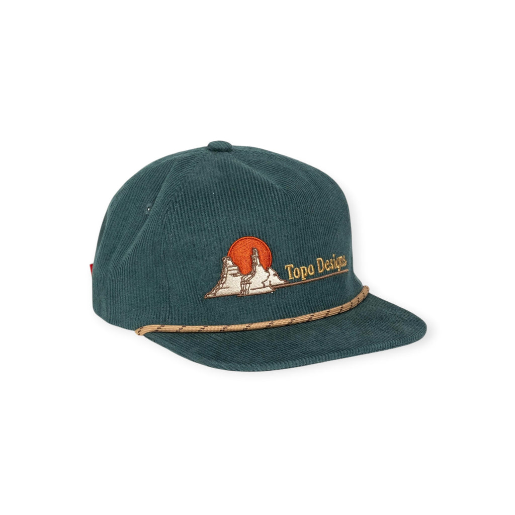 Topo Designs Corduroy Trucker Hat - Oasis - FERAL