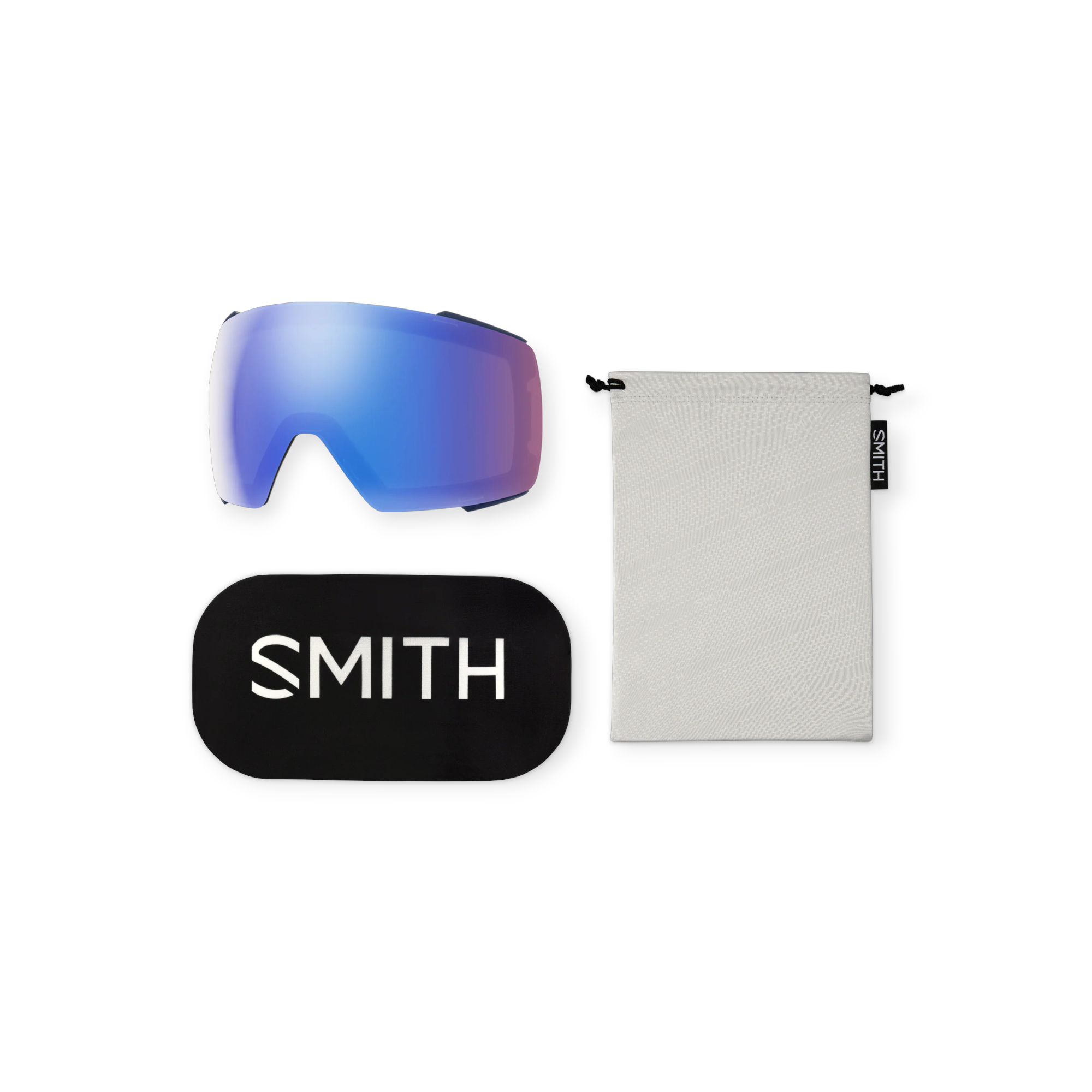 smith goggles case Smith I/O MAG Black ChromaPop Sun Green Mirror Goggles