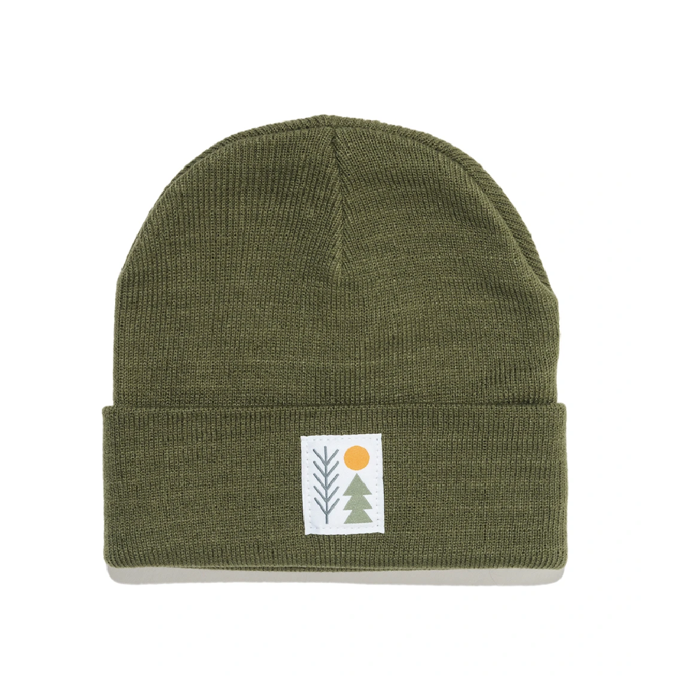 Keep Nature Wild Evergreen Cuffed Beanie