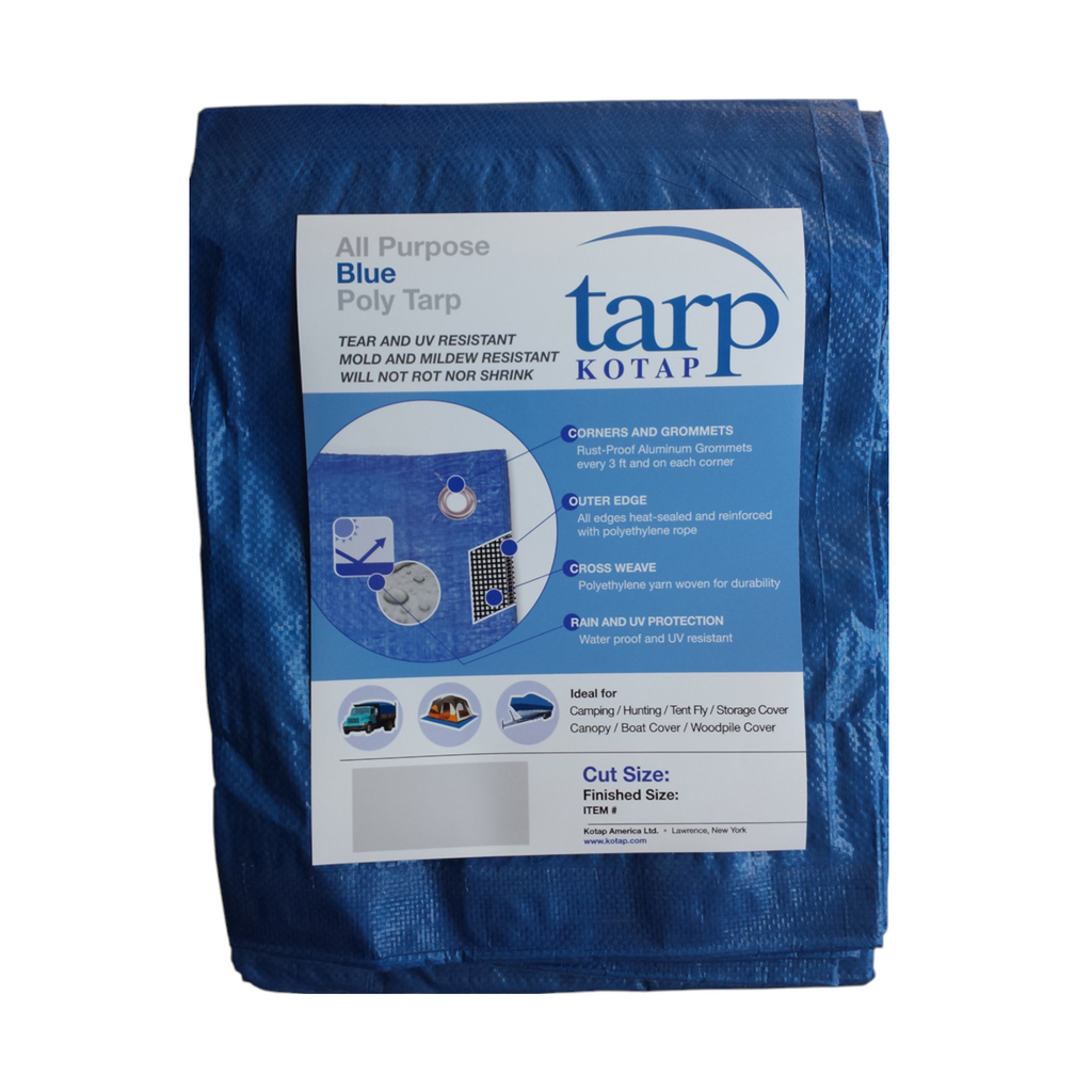 Kotap Blue Poly Tarp 10' x 12'