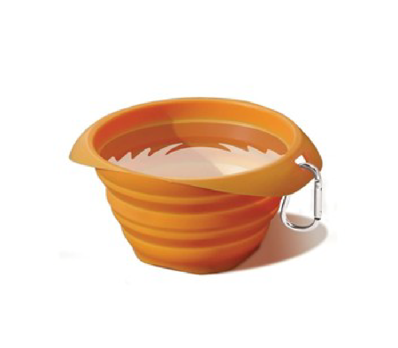 Kurgo Collaps-A-Bowl Orange