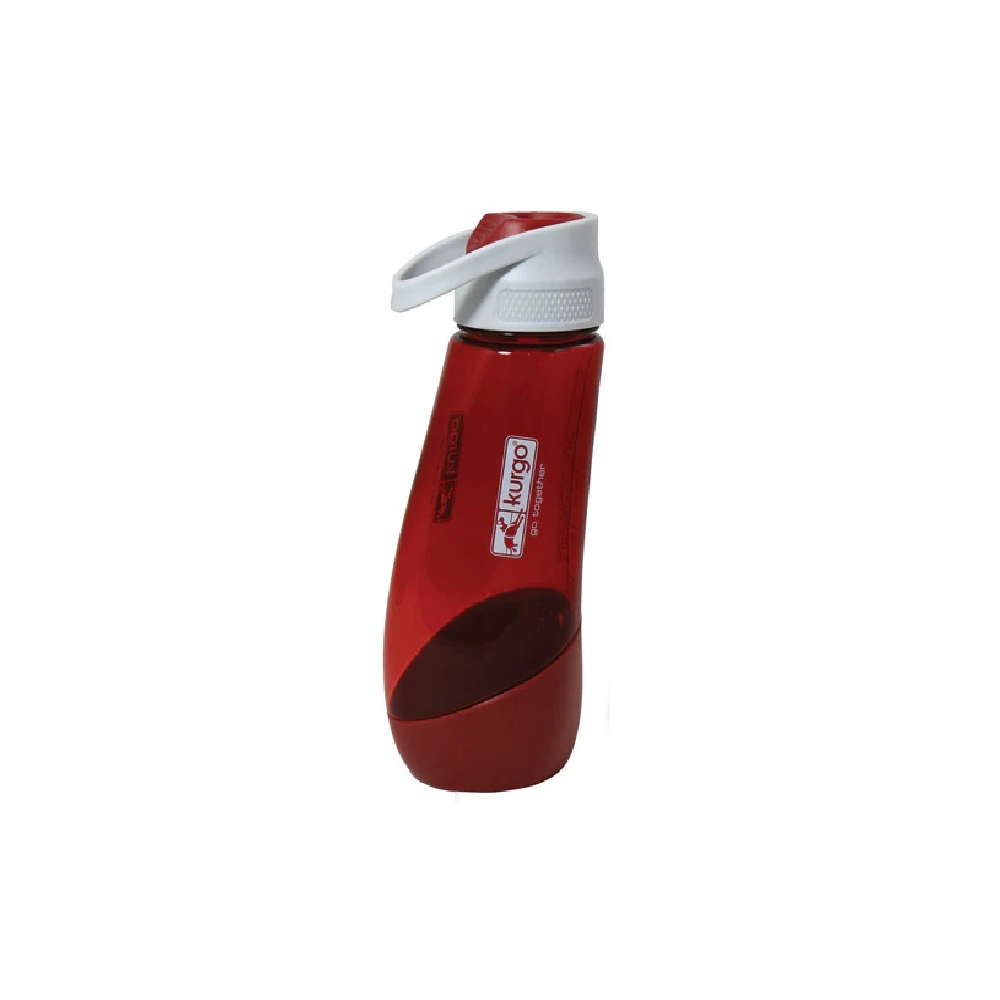 Kurgo Gourd Bottle and Bowl Red