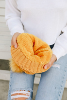 Leto Accessories Sherpa Lining Pom Beanie - FERAL