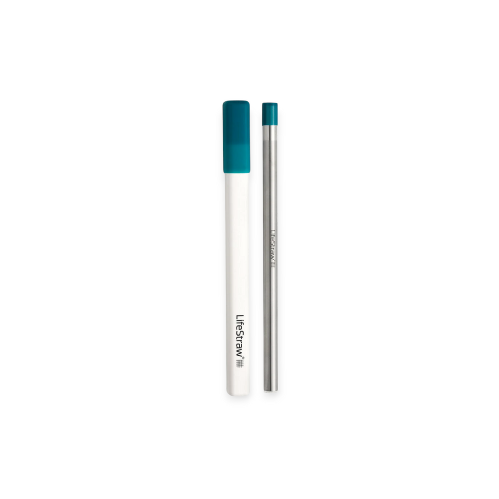 LifeStraw Sip Reusable Stainless Steel Water Filter Straw With Carry Case - FERAL