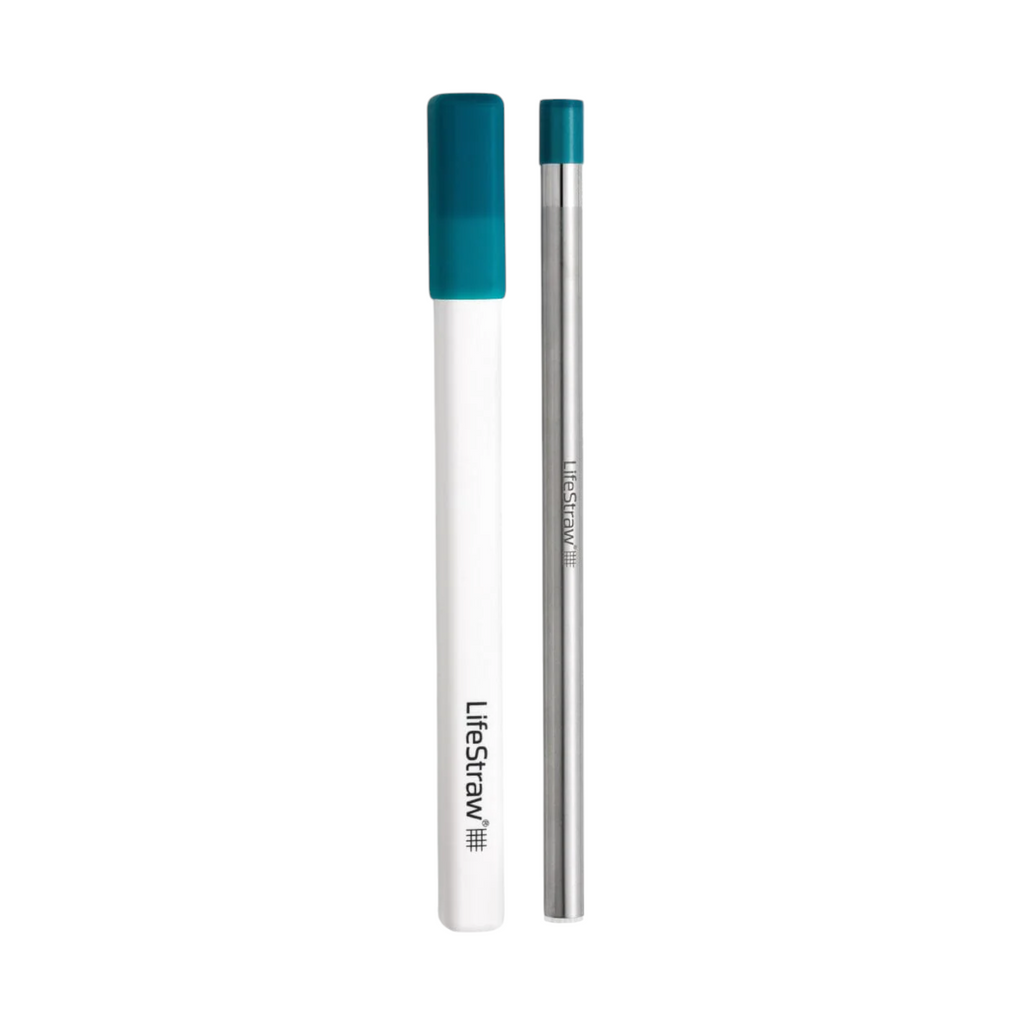LifeStraw Sip Reusable Stainless Steel Water Filter Straw With Carry Case - FERAL