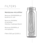 LifeStraw Peak Series Collapsible Squeeze 650 mL Bottle With Filter - FERAL