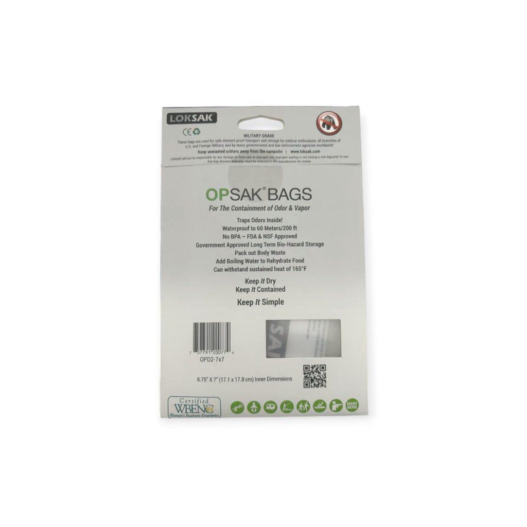LOKSAK OPSAK Odor-Proof Barrier Bags - 2 Pack