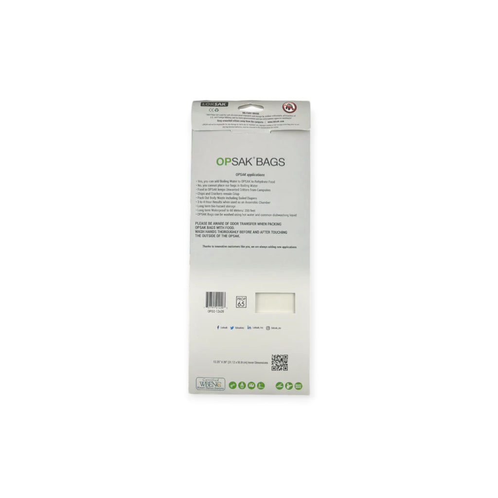 LOKSAK OPSAK Odor-Proof Barrier Bags - 2 Pack