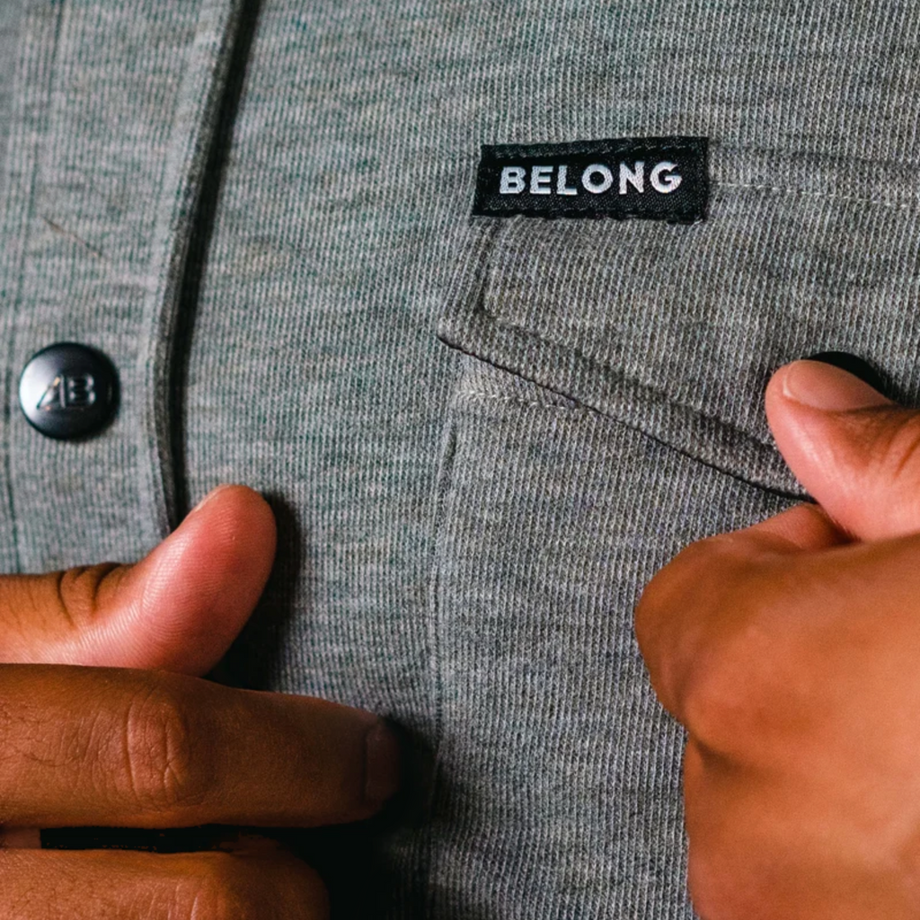 Belong Designs Men's Sherman Fleece Button Up