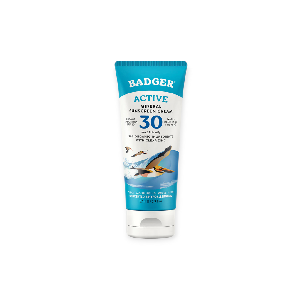 Badger Clear Zinc Sunscreen Cream SPF 30 2.9 oz. - FERAL