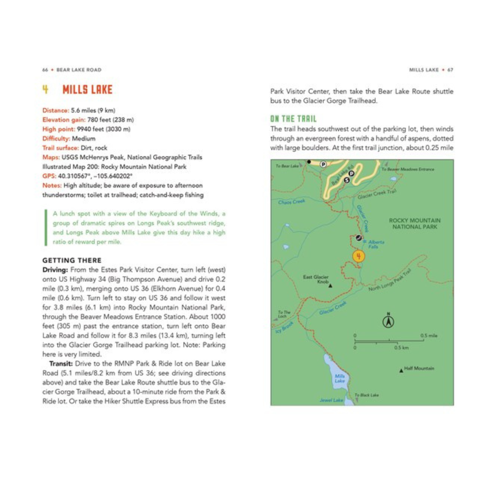 The Best Rocky Mountain National Park Hikes Book