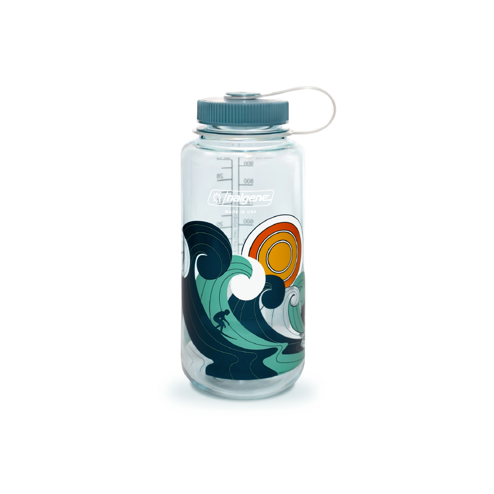 Nalgene Retro Print 32 oz Wide Mouth Water Bottle