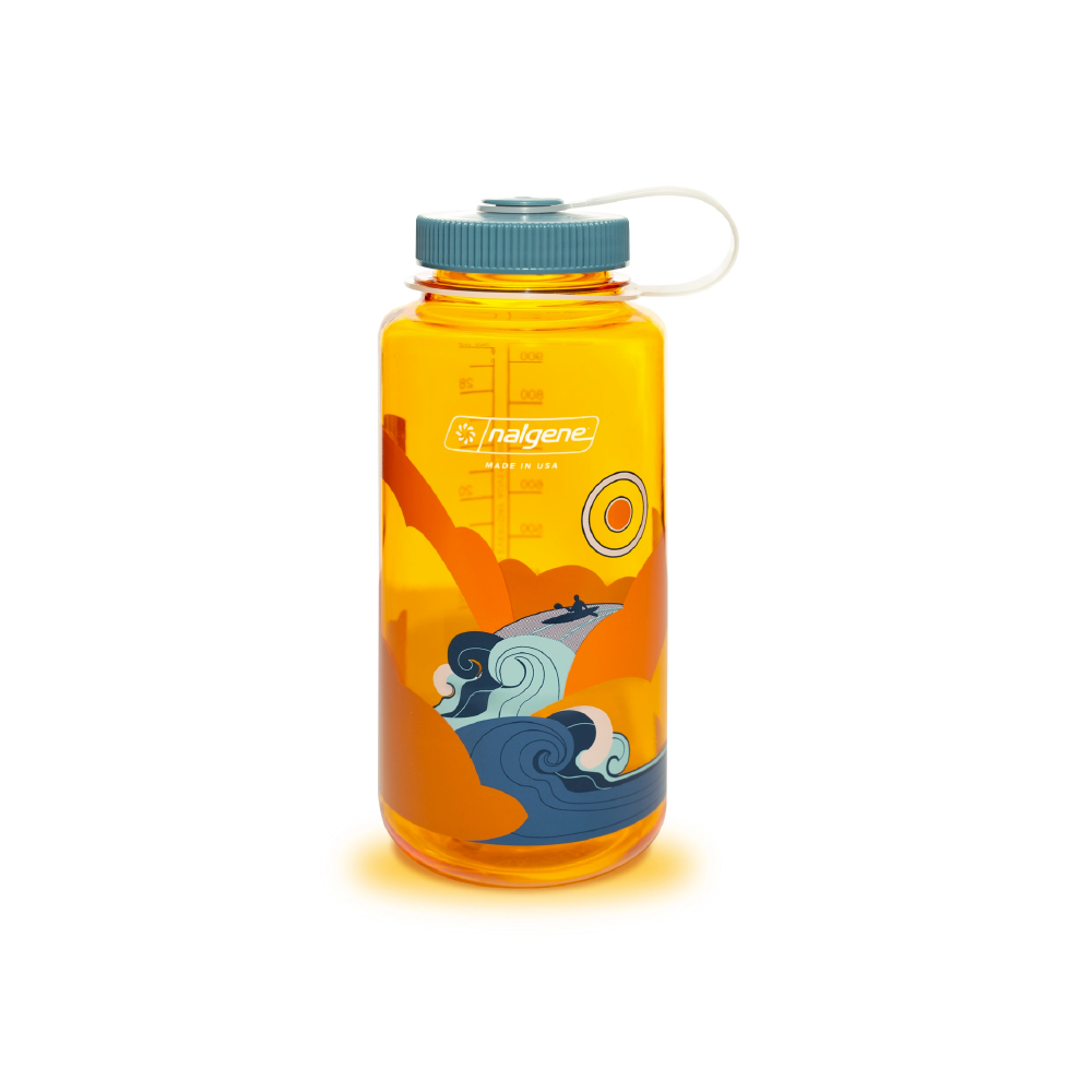 Nalgene Retro Print 32 oz Wide Mouth Water Bottle