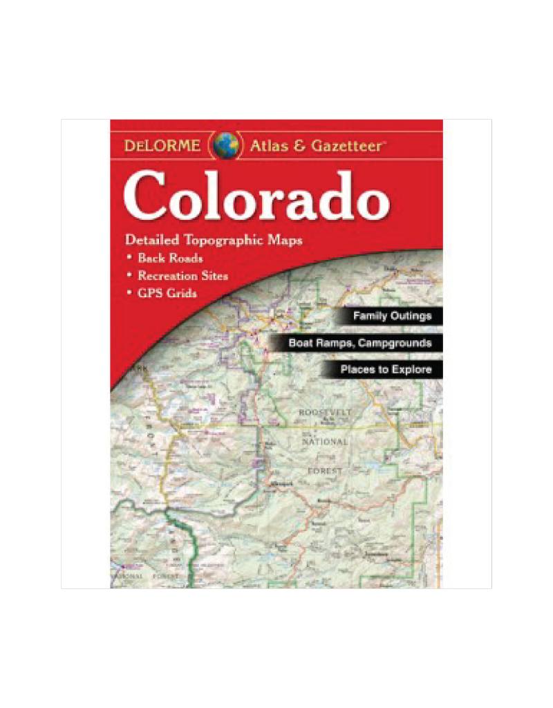 Delorme Colorado Atlas and Gazetteer