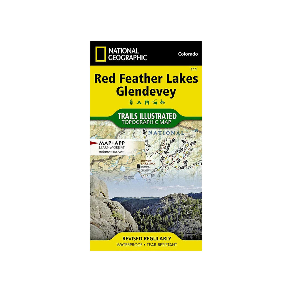 National Geographic 111: Red Feather Lakes | Glendevey Map