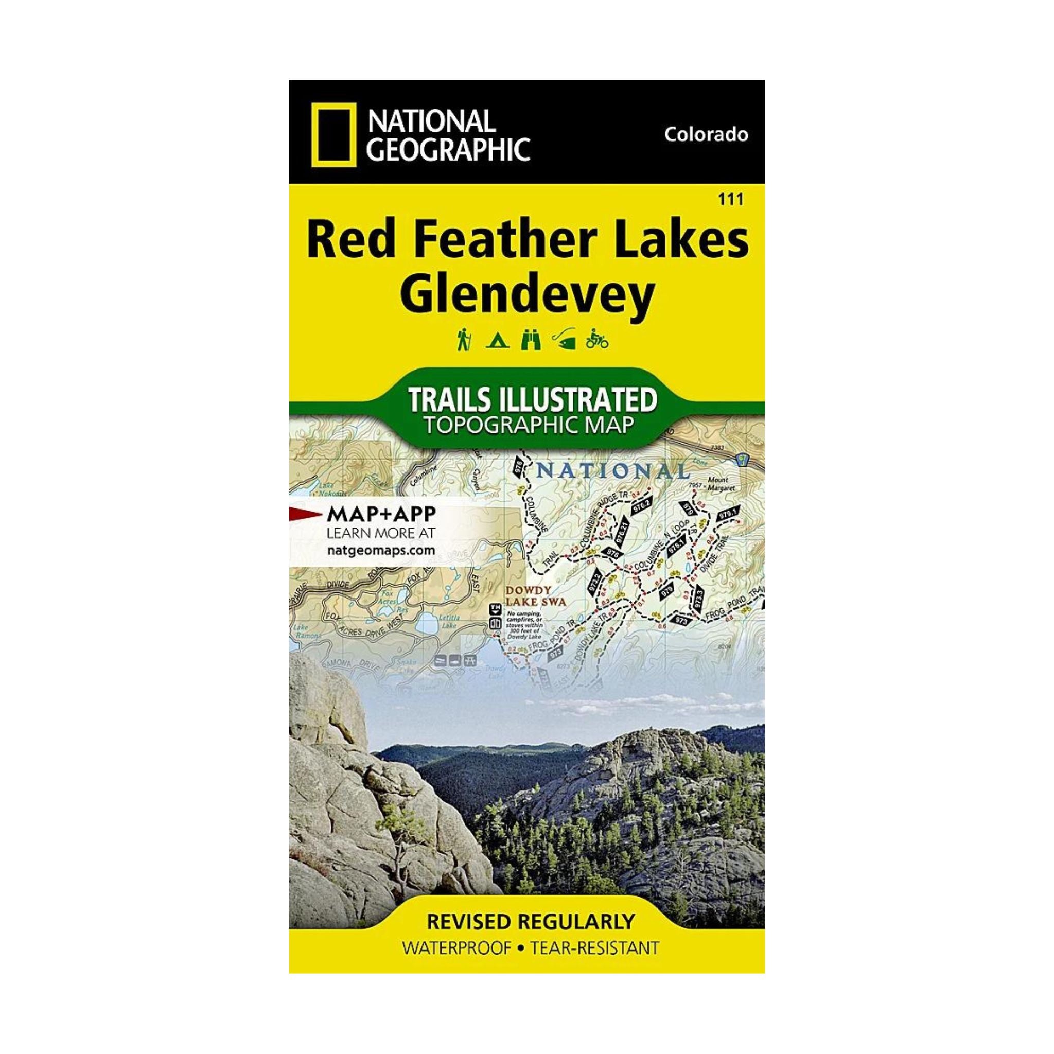 National Geographic 111: Red Feather Lakes | Glendevey Map