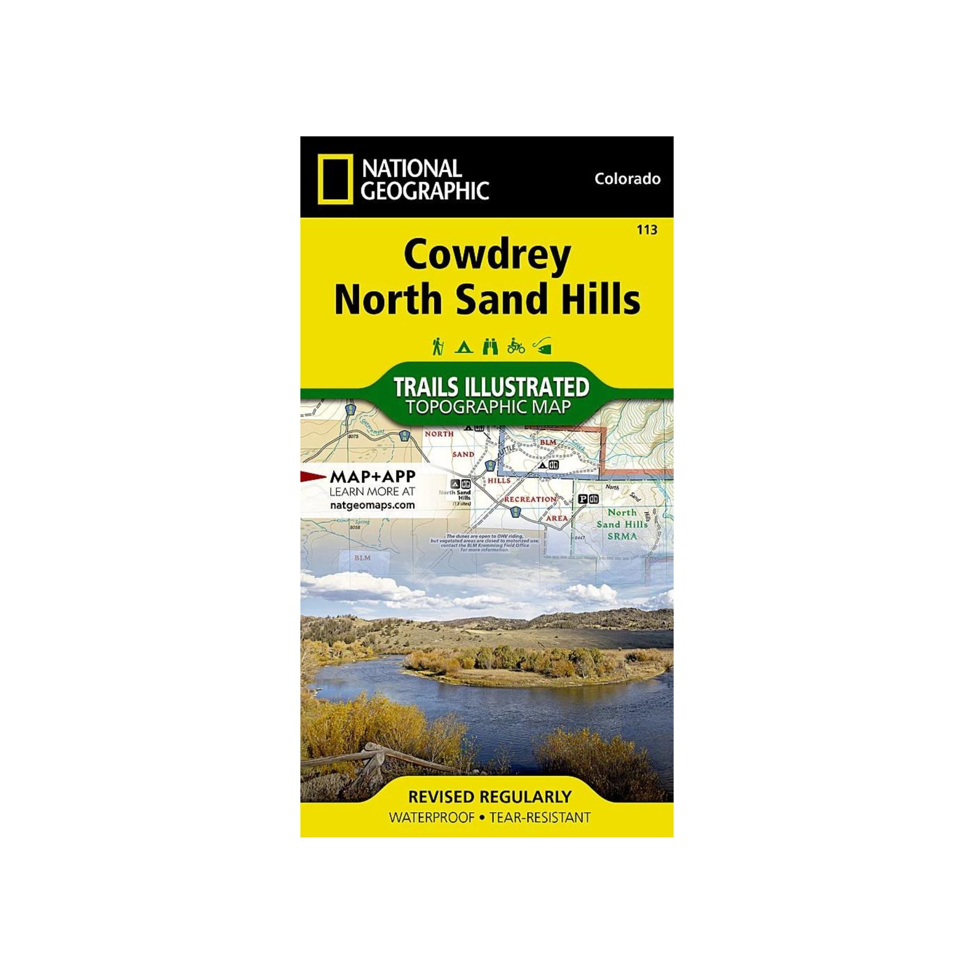 National Geographic 113: Cowdrey | North Sand Hills Map