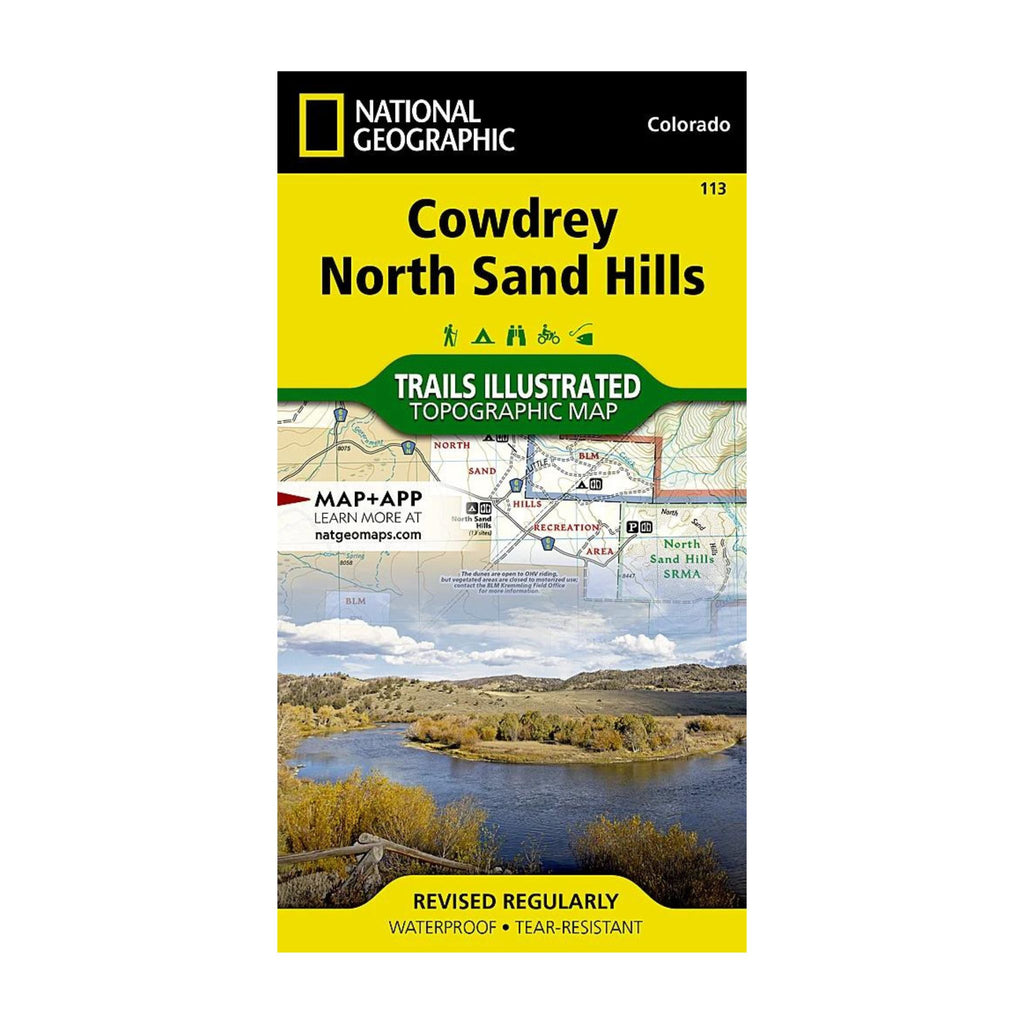 National Geographic 113: Cowdrey | North Sand Hills Map