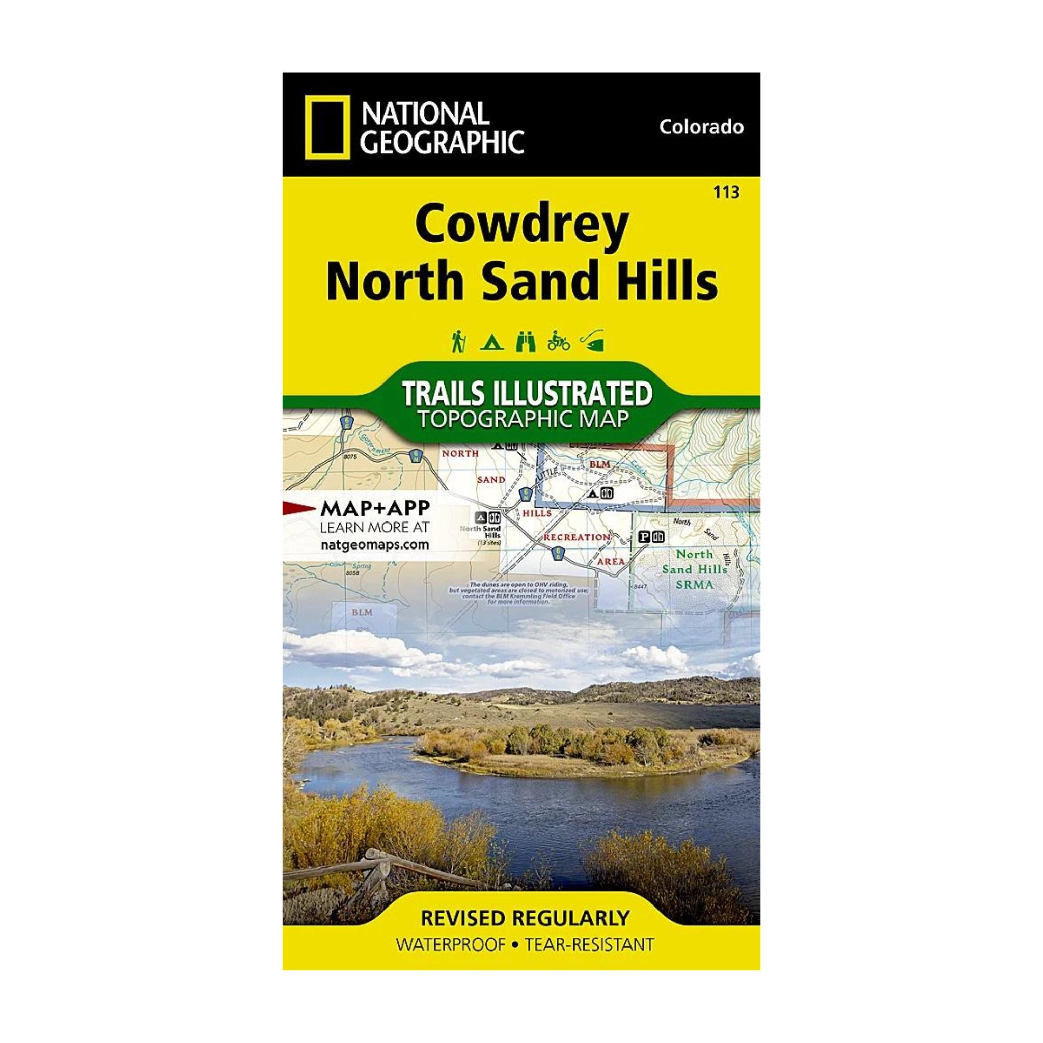 National Geographic 113: Cowdrey | North Sand Hills Map