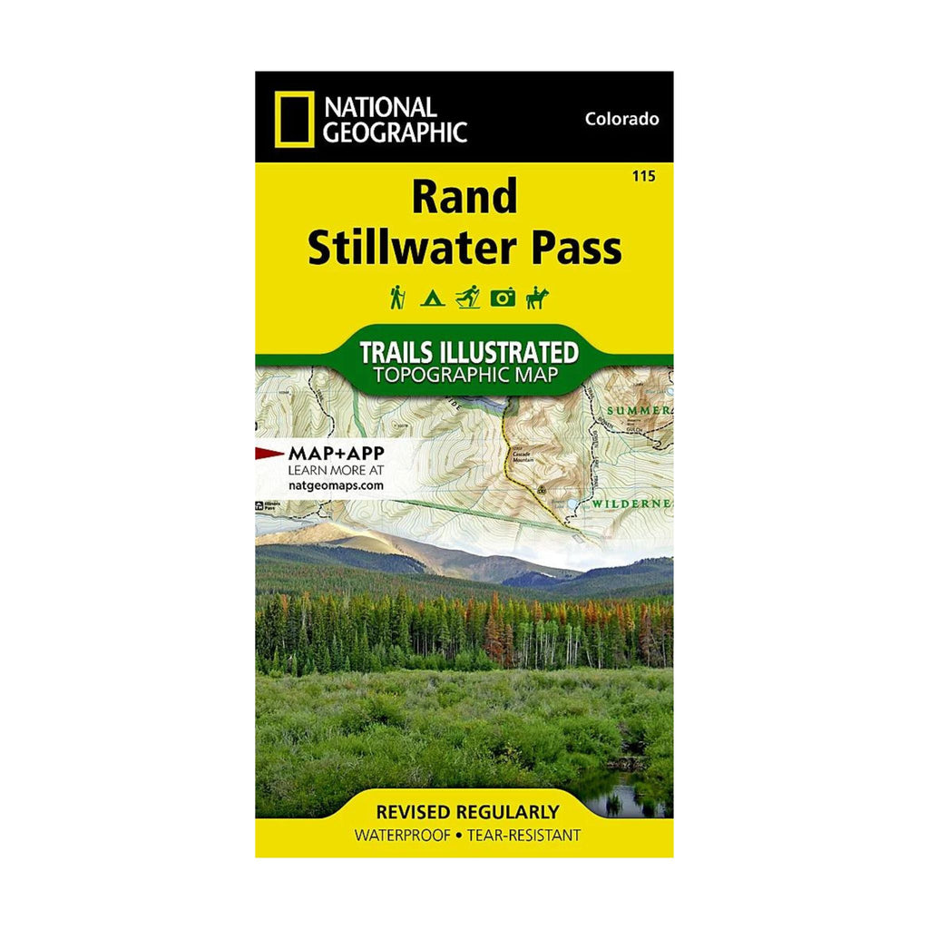 National Geographic 115: Rand | Stillwater Pass Map