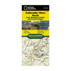 National Geographic 1302: Colorado 14ers North | Front | Mosquito | Tenmile | Sawatch Ranges Map