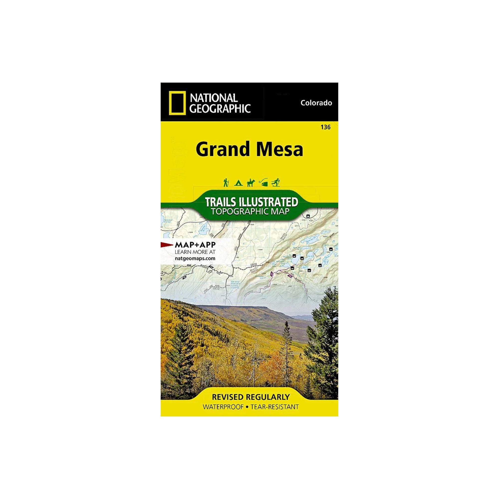 National Geographic 136: Grand Mesa Map