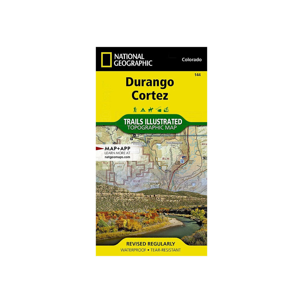 National Geographic 144: Durango | Cortez Map