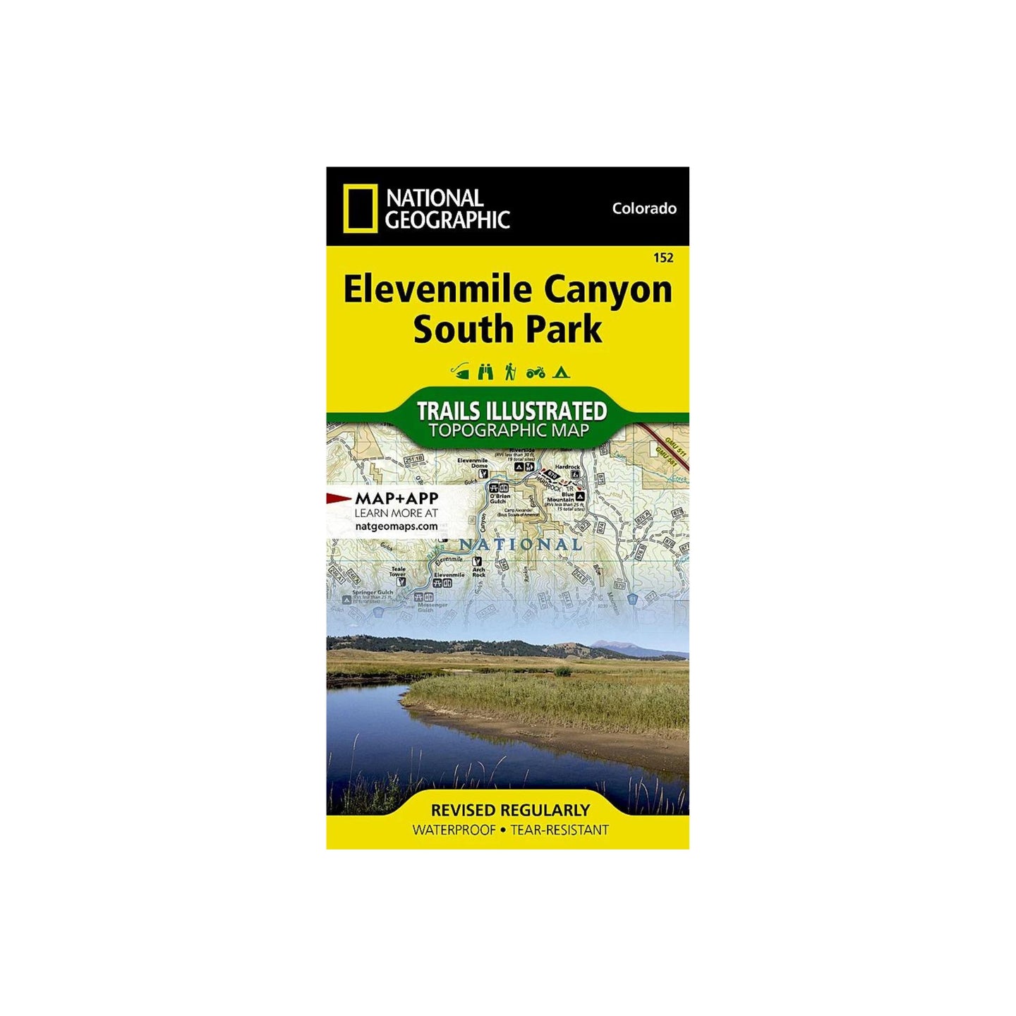 National Geographic 152: Elevenmile Canyon | South Park Map - FERAL