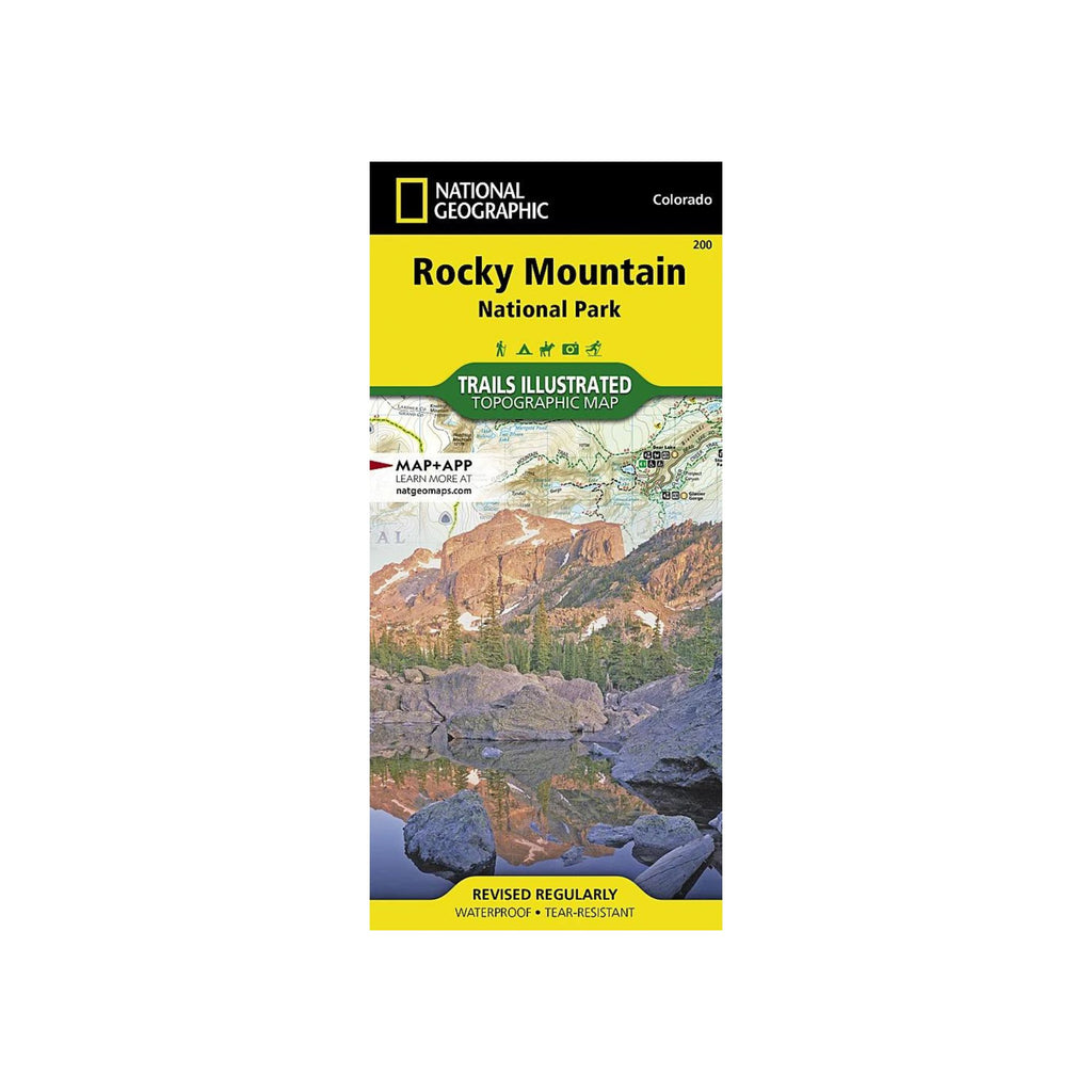National Geographic 200: Rocky Mountain National Park Map