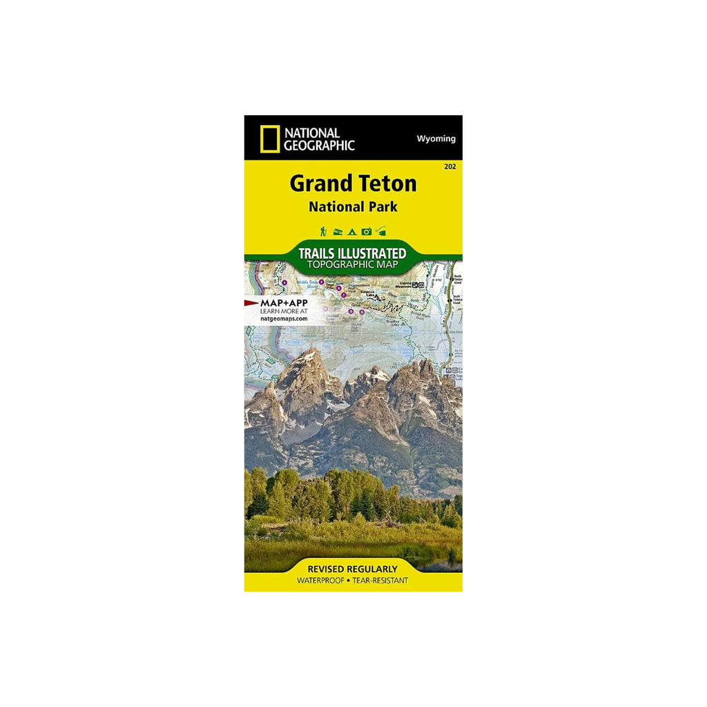 National Geographic 202: Grand Teton National Park Map