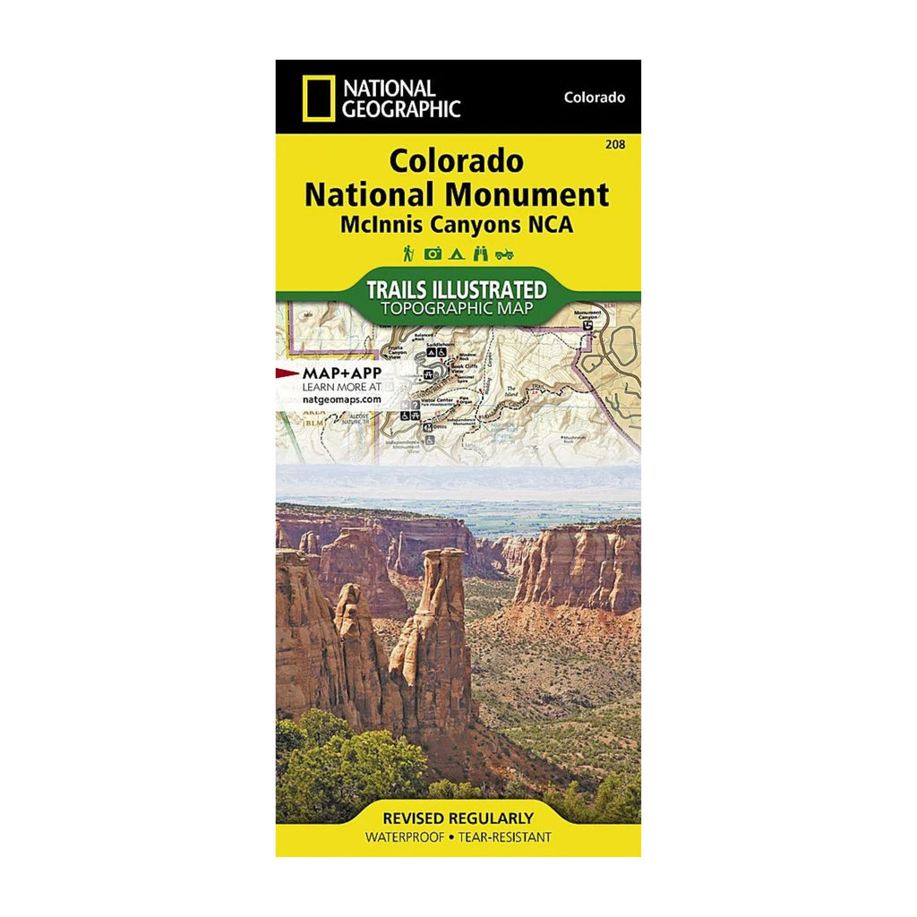 National Geographic 208: Colorado National Monument Map