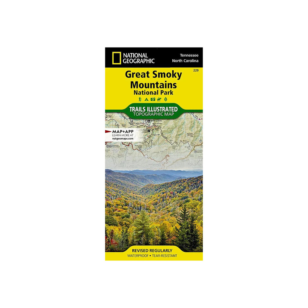 National Geographic 229: Great Smoky National Park Map