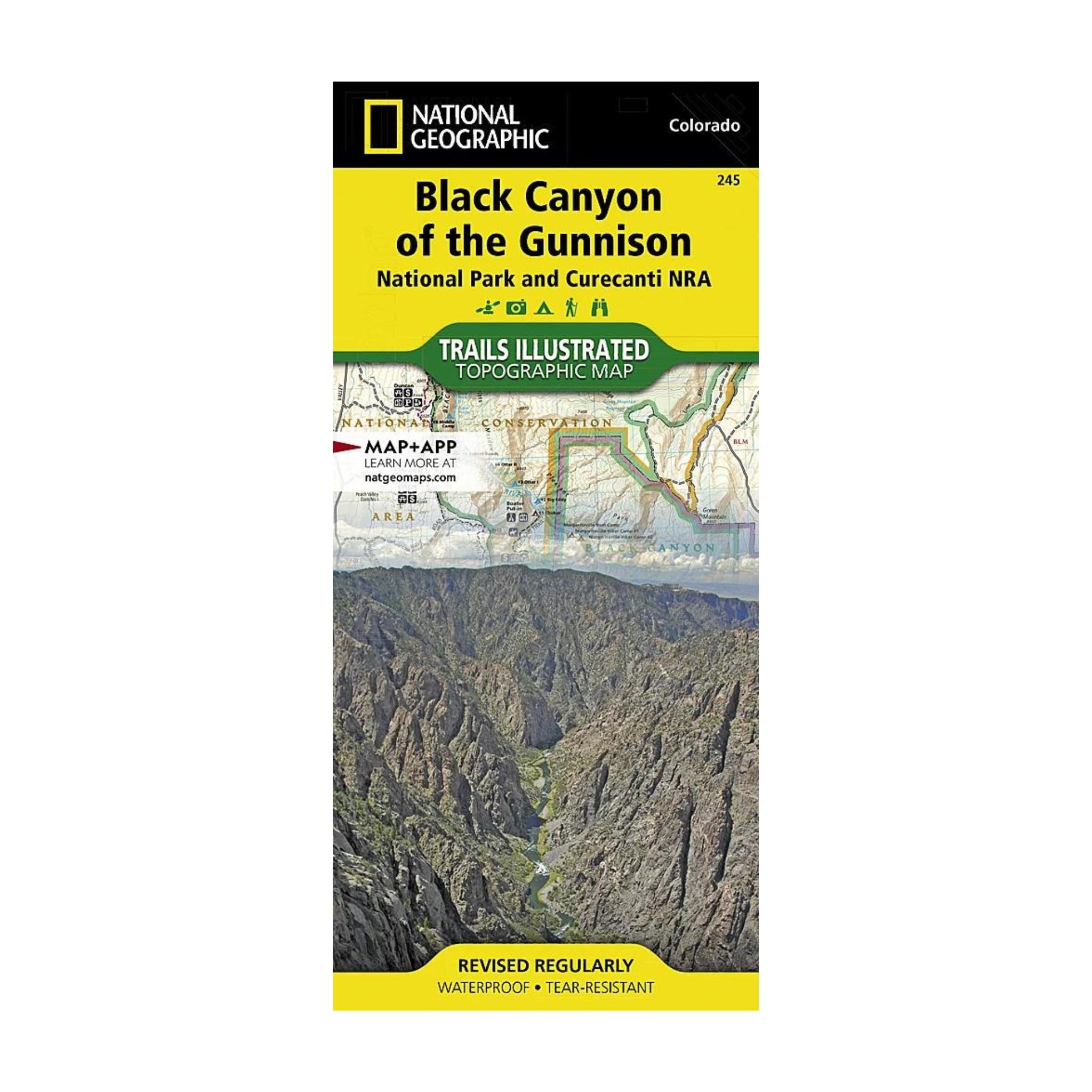 National Geographic 245: Black Canyon of the Gunnison Map