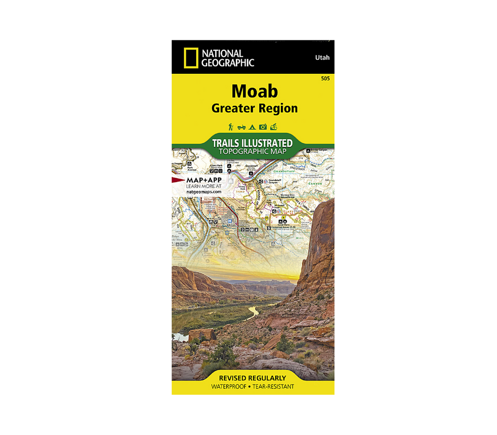 National Geographic 505: Moab Greater Region Map - FERAL