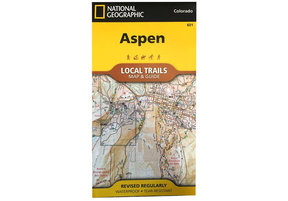 National Geographic 601: Aspen Local Trails Map & Guide