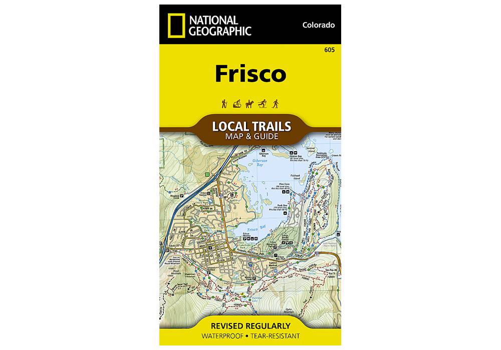 National Geographic 605: Frisco Local Trails Map & Guide