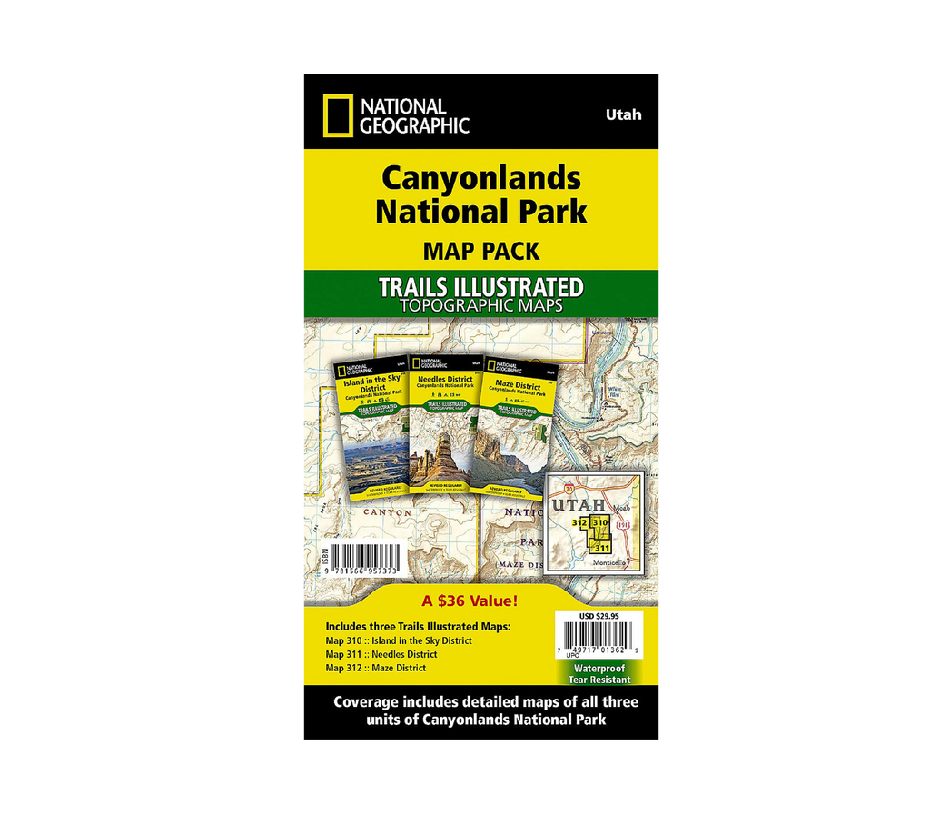 National Geographic Canyonlands National Park Map Pack Bundle - FERAL
