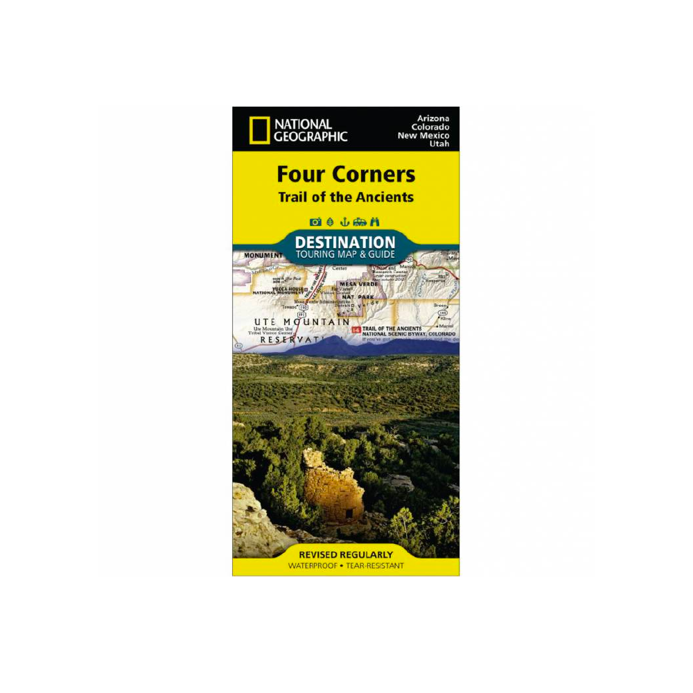 National Geographic Four Corners Map