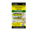 National Geographic Glacier and Waterton Lakes National Parks Map Pack - FERAL