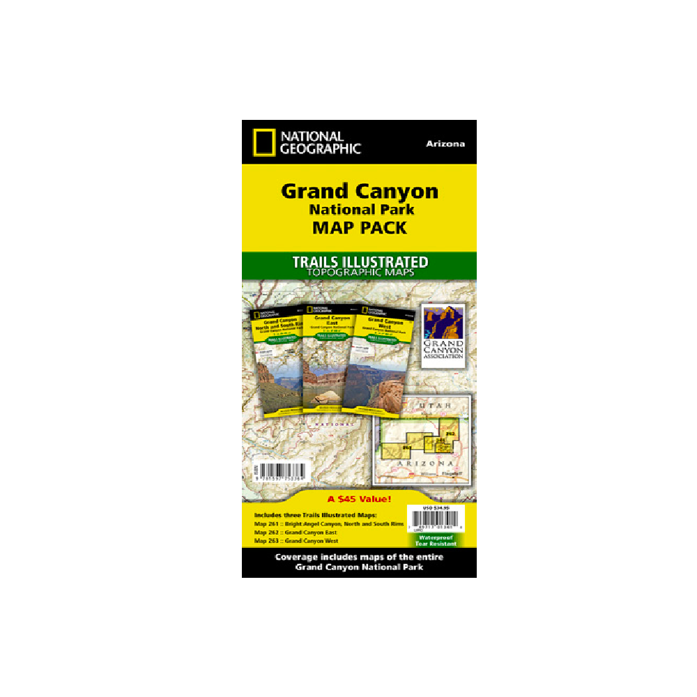 National Geographic Grand Canyon National Park Map Pack