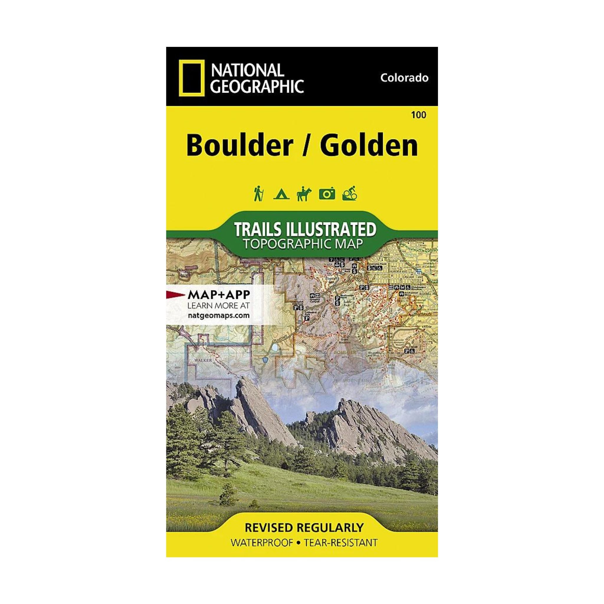 National Geographic 100: Boulder / Golden Map