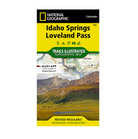 National Geographic 104: Idaho Springs | Loveland Pass Map - FERAL