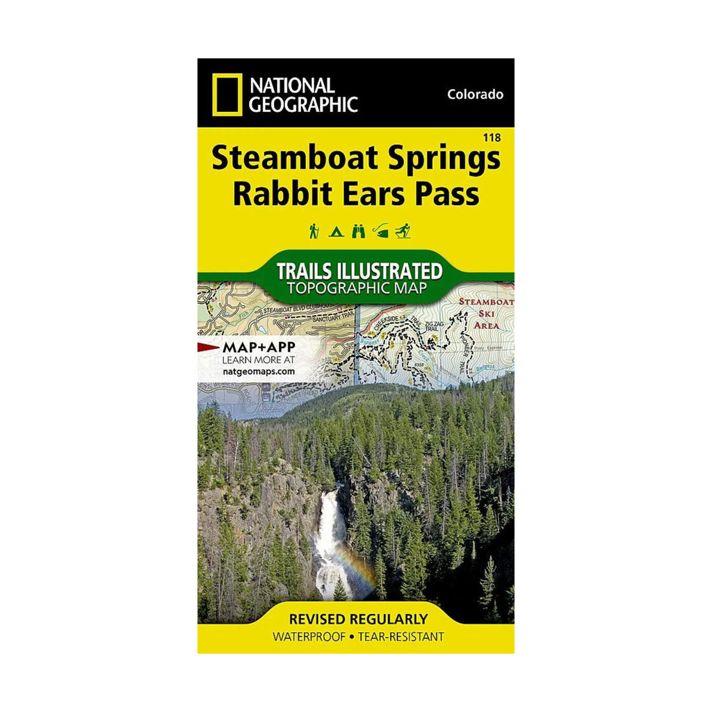 National Geographic 118: Steamboat Springs | Rabbit Ears Map