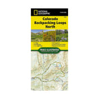 National Geographic 1304: Colorado Backpacking Loops North Map