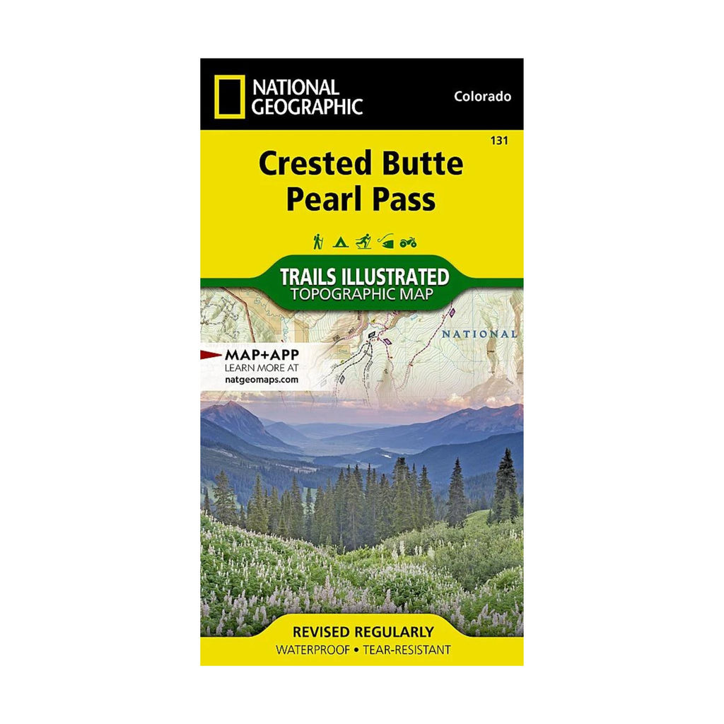 National Geographic 131: Crested Butte | Pearl Pass Map