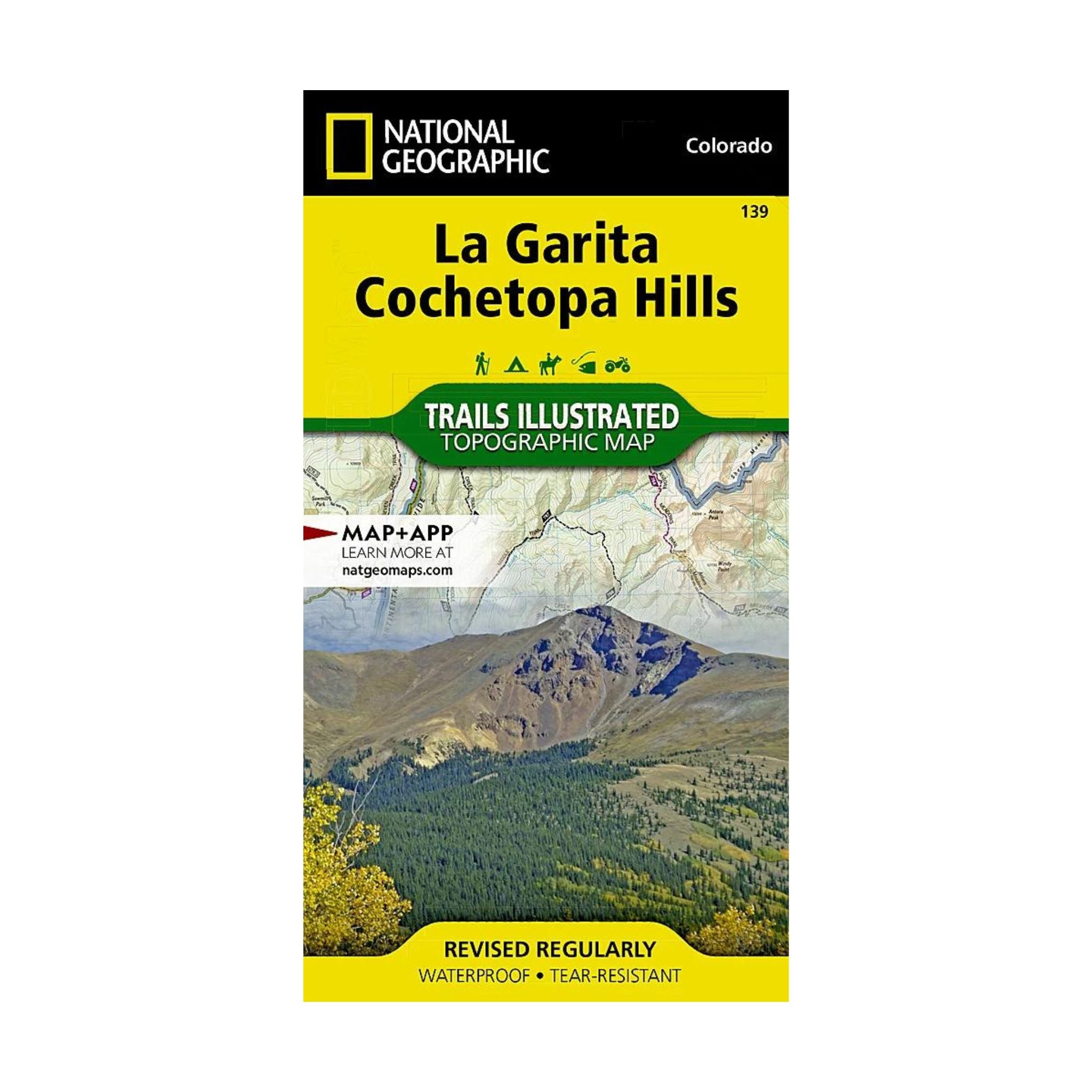 National Geographic 139: La Garita | Cochetopa Hills Map - FERAL