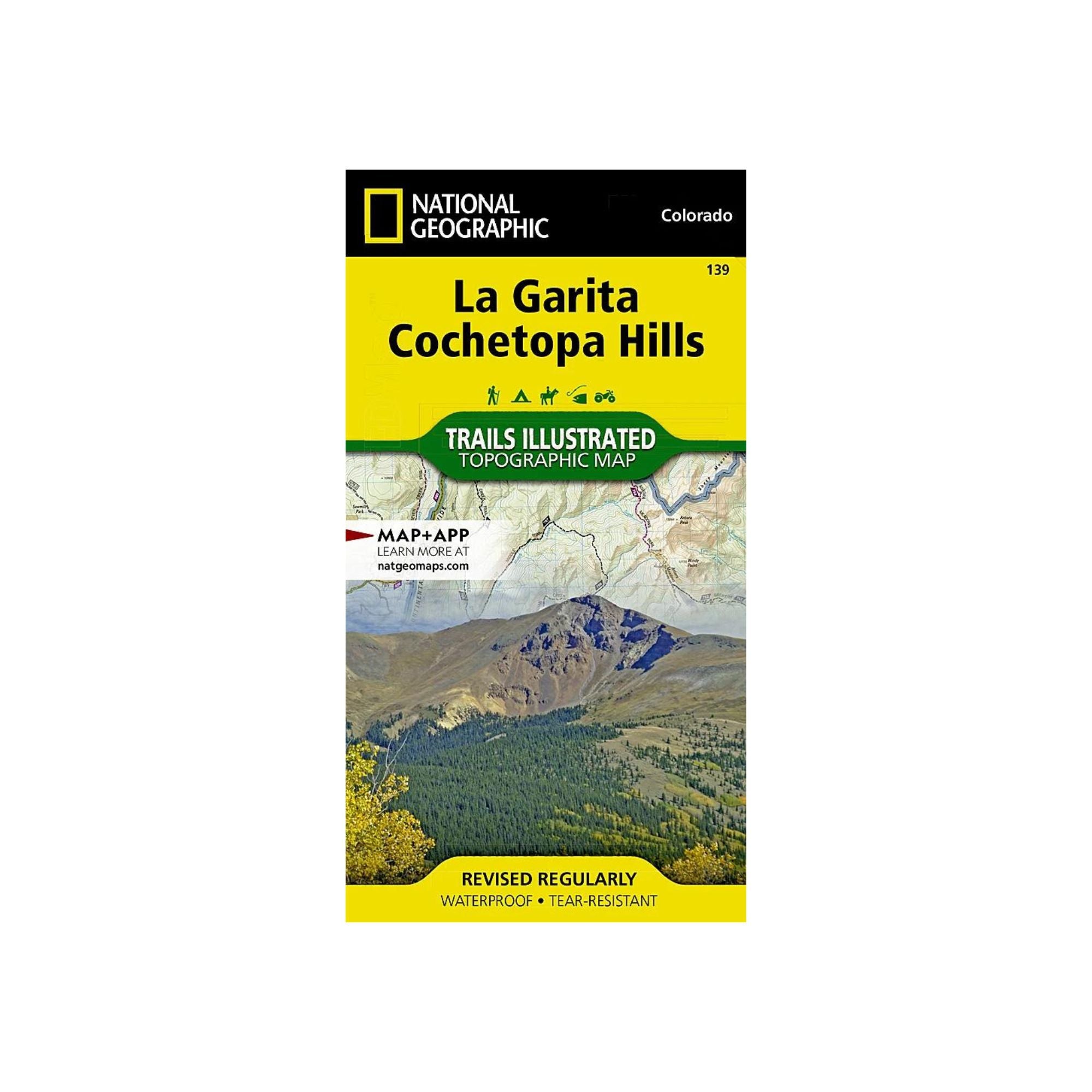 National Geographic 139: La Garita | Cochetopa Hills Map - FERAL