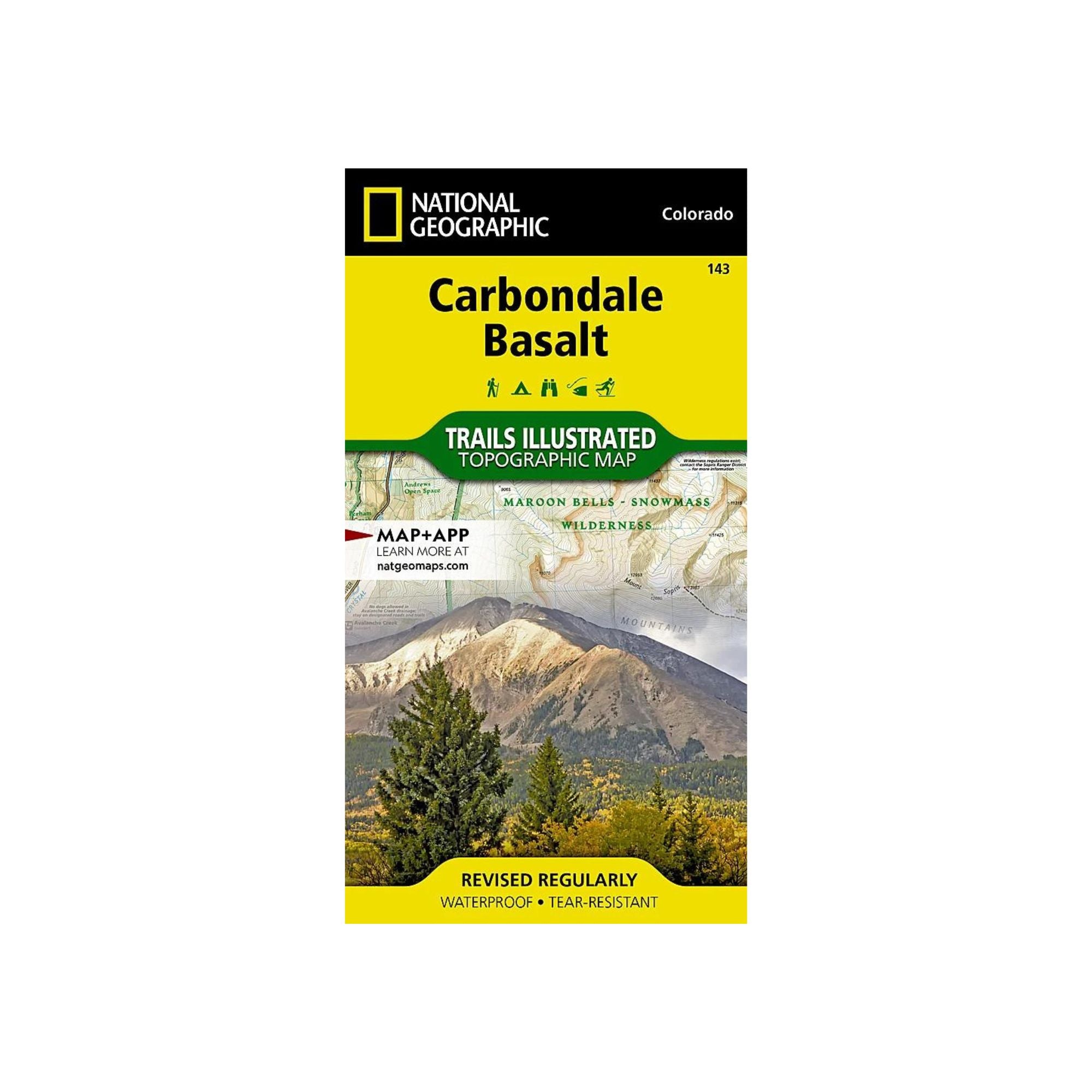 National Geographic 143: Carbondale | Basalt Map - FERAL
