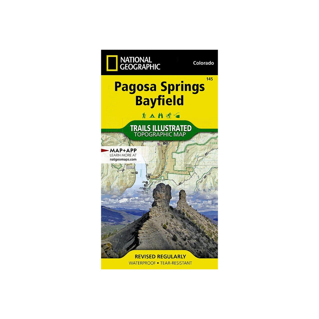 National Geographic 145: Pagosa Springs | Bayfield Map