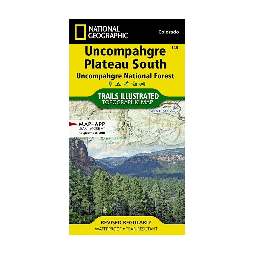 National Geographic 146: Uncompahgre Plateau South Map